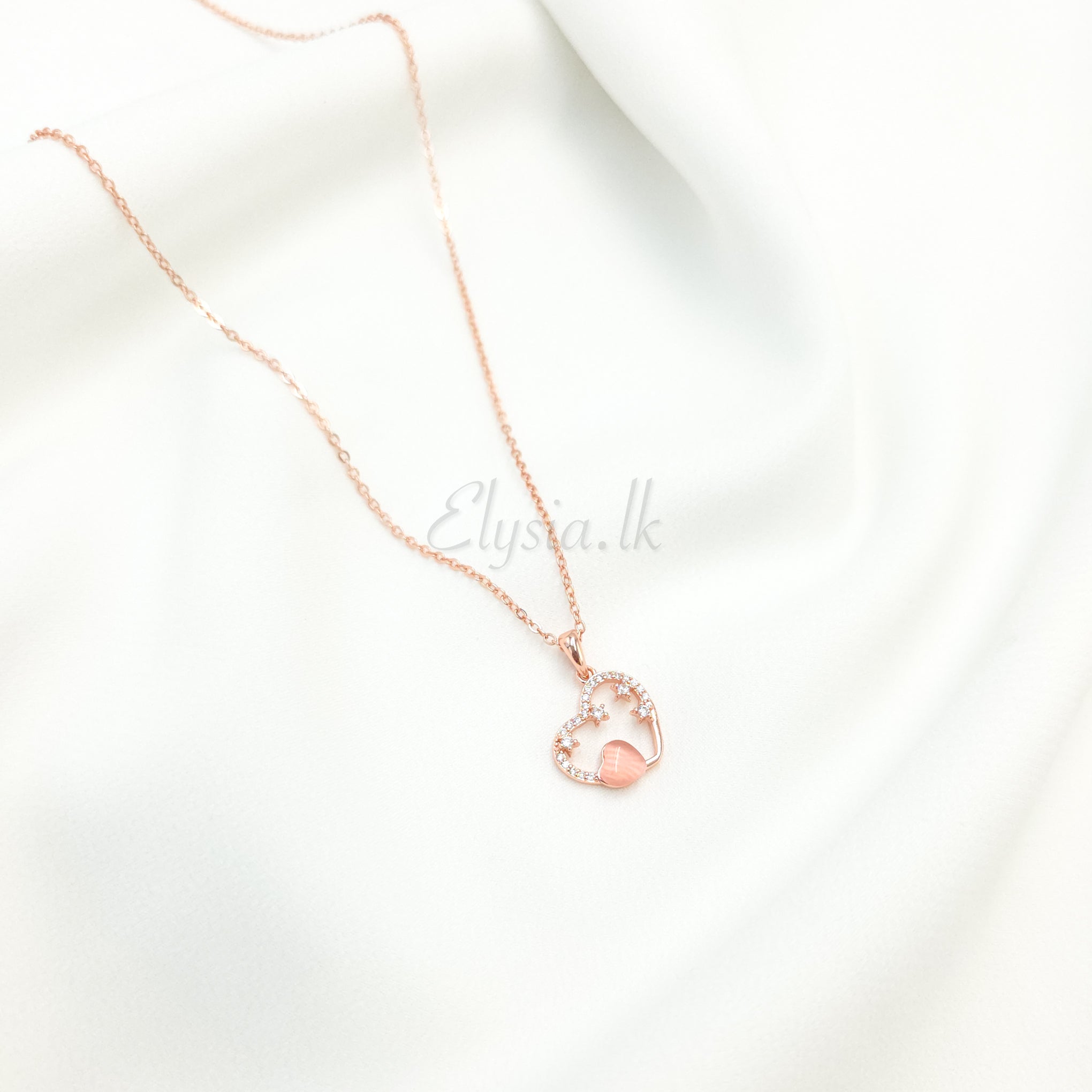 Elysia Radiant Heart Pendant Necklace