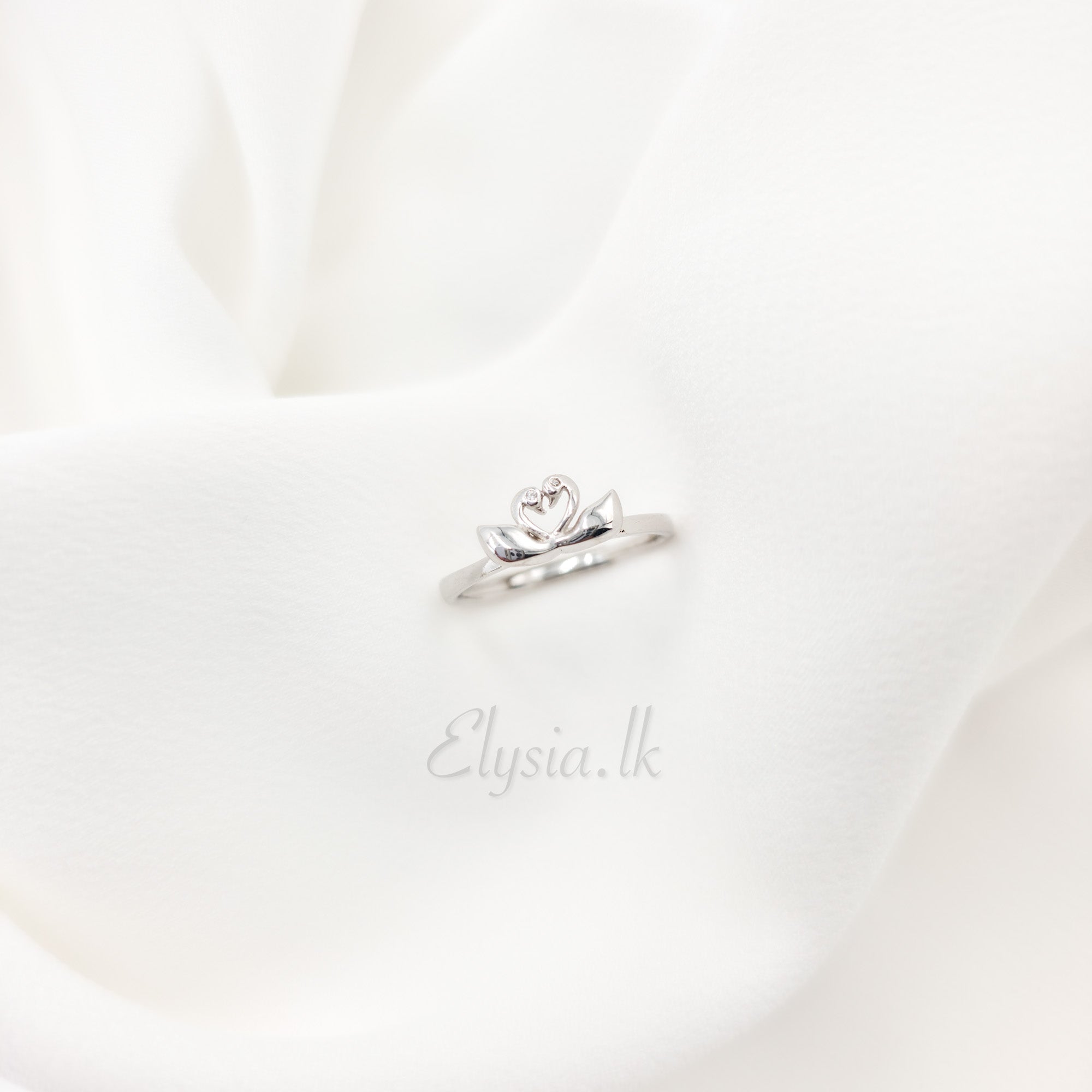 Graceful Swan Ring